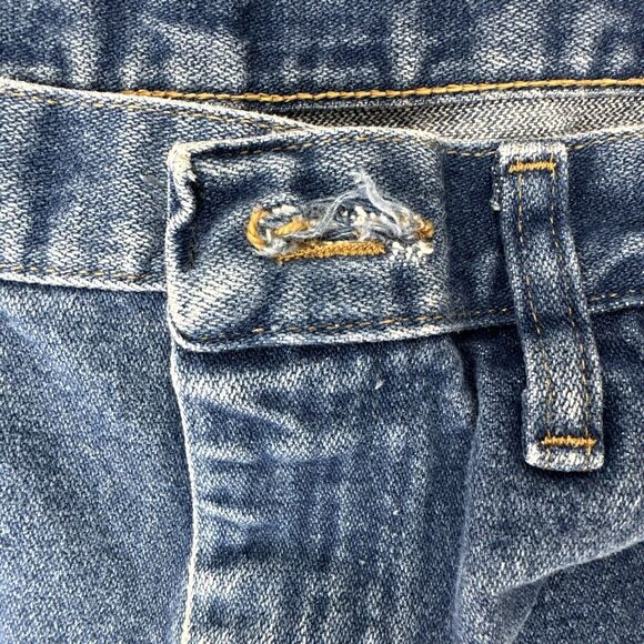 Vtg Wrangler 936PWD Western Rodeo Blue Denim Jeans Mens 35x30 - Picture 3 of 7